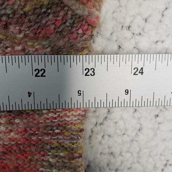 Pilcro Anthropologie Deep V Sweater Spacedye Slouchy Large Boho Balloon 46x30 - Picture 6 of 9